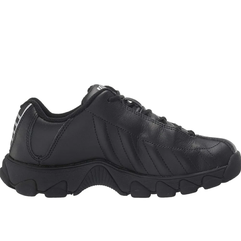 K-Swiss Kids' ST329 Sneaker Varsity Low Color: Black